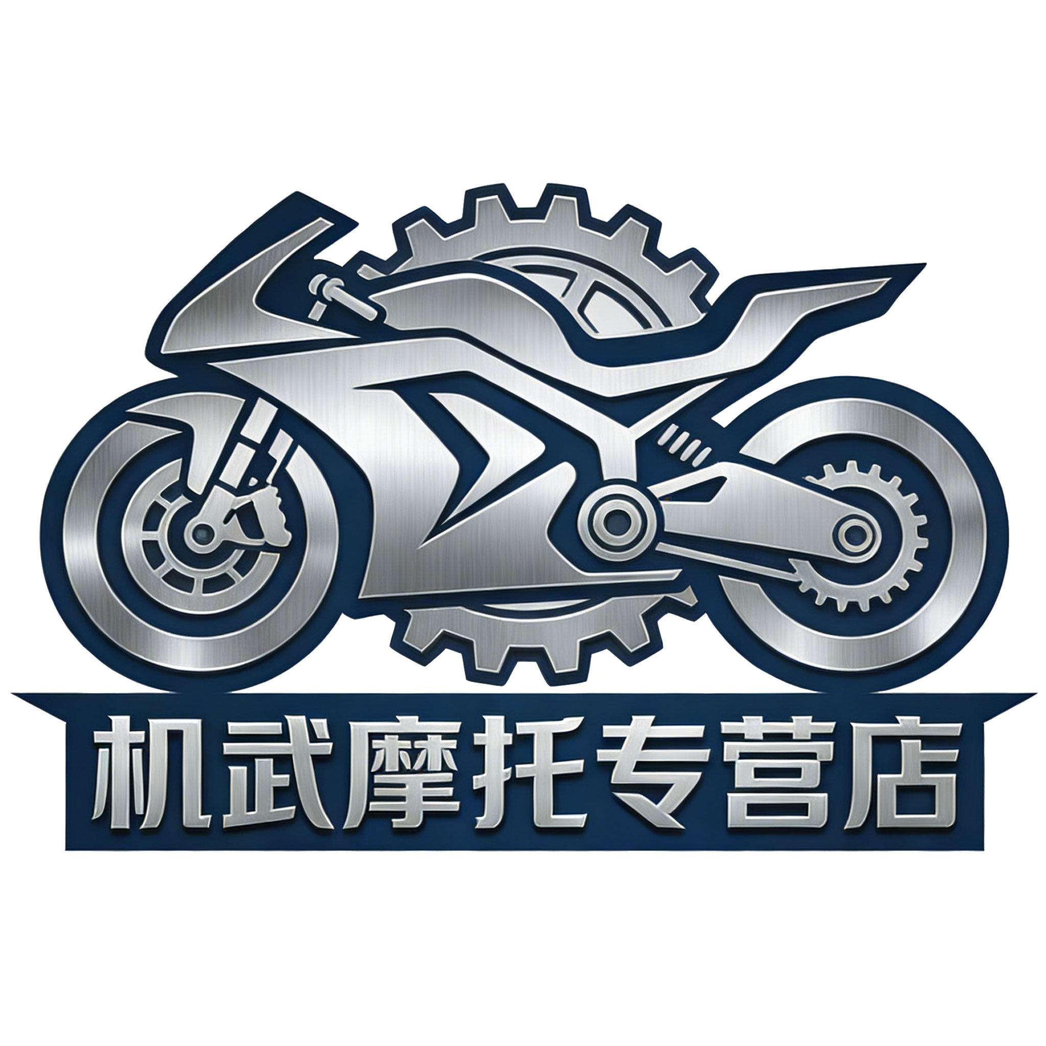 机武摩托专营店的LOGO