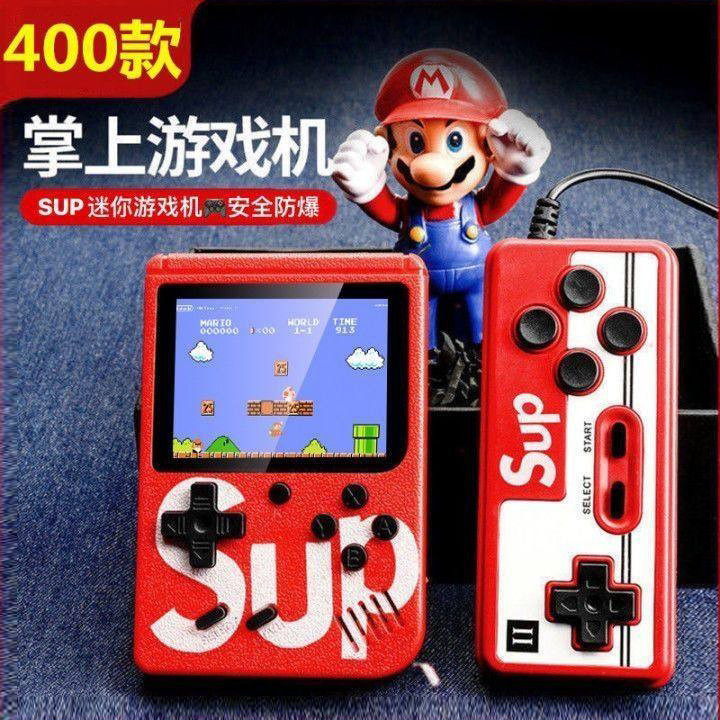 Handheld Game Console with 400 Games, Brand New Classic Nostalgic Sup Dual-Player Rechargeable Game Console