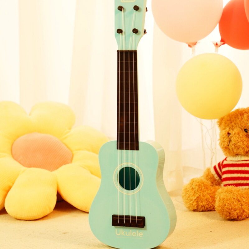 俏娃吉他儿童尤克里里玩具小女男孩初学可弹奏乐器宝宝礼物幼儿园