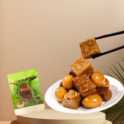 牧谣酱牛肉卤蛋熟食独立小包装卤牛肉即食孕妇儿童营养健康小零食