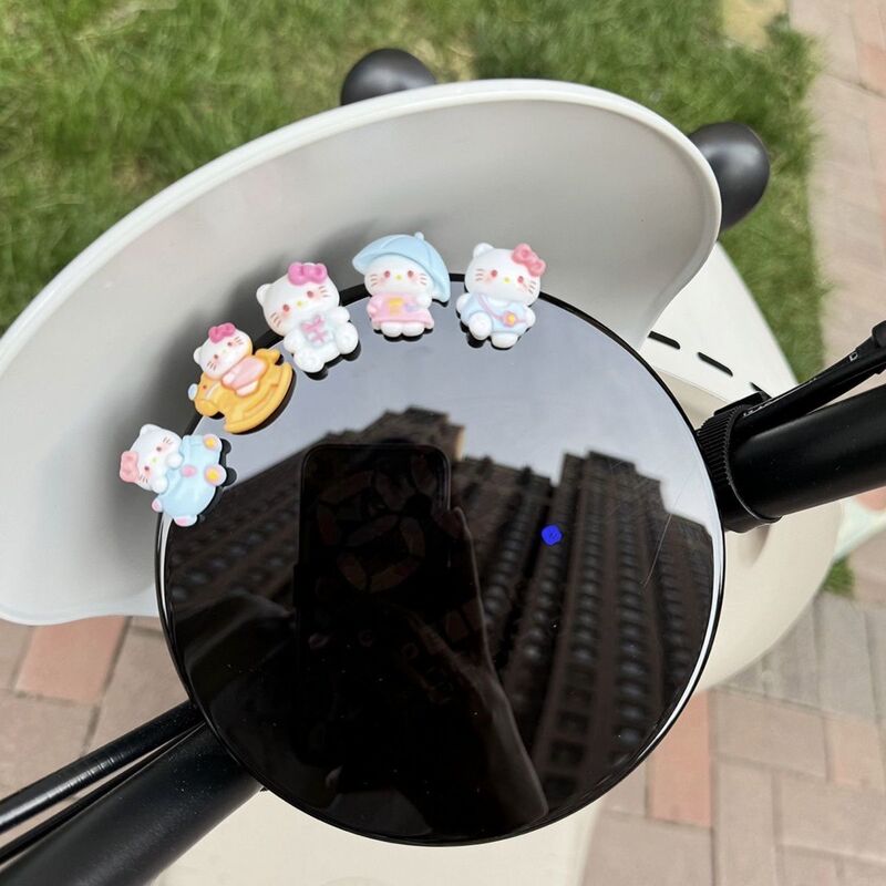 New Kt Cat Car Interior Accessories, Cartoon Cute Little Ornaments for Electric Vehicles, Car Dashboard Screen Decoration