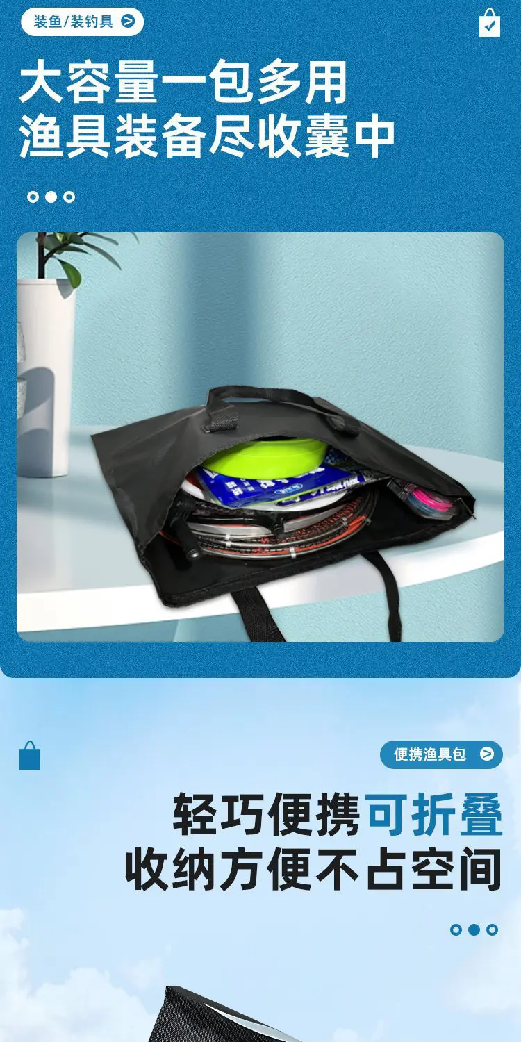 Барсетка, портативная складная водонепроницаемая универсальная льняная сумка, увеличенная толщина 无品牌/无注册商标 