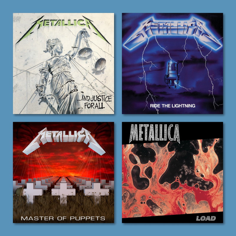 Metallica Heavy Metal Band Rock Album Cover Poster Dorm Room Background Wall American Style Decorative Painting