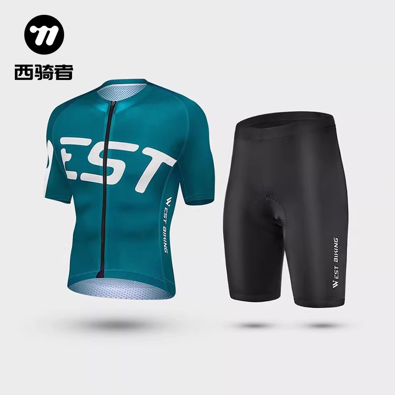 West Rider Road Bike Cycling Jersey 2026 New Model Bicycle Short-Sleeve Quick-Dry Breathable Bib Shorts Set