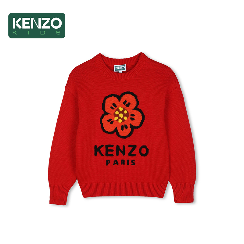 [2026 Autumn/Winter New Products] Kenzo Kids Children's Knitted Sweater Pullover K62007