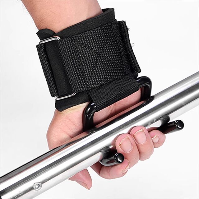 Pull-up power hook, fitness auxiliary hook, hanging horizontal bar wrist grip hook, glove with deadlift power belt