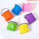 Foldable portable children's bucket for watering and multi-function portable outdoor fishing, fishing, art drawing, brush washing bucket