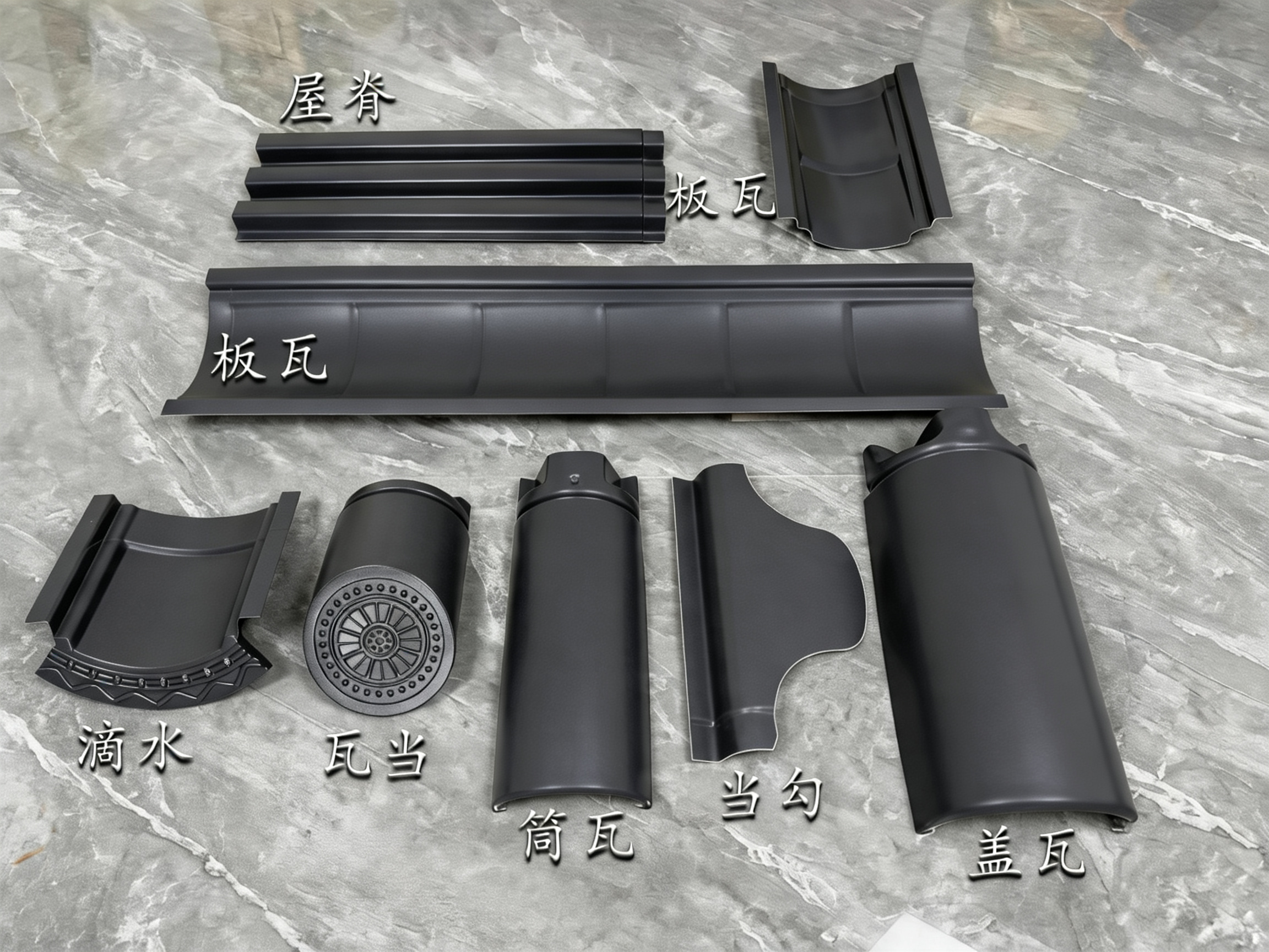 新疆仿古金属瓦