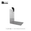 Mide Stainless Steel Bookends Record Magazine Storage File Rack Student Desk Divider Creative Metal Soft Decoration