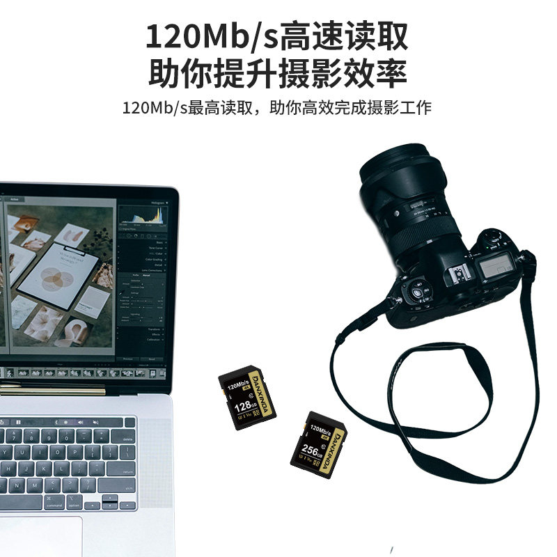 Sd Card 256g Suitable for Canon Camera Memory Card R6R7R8R10 Fuji Xs10Xt5 Memory Card Sd Memory Card