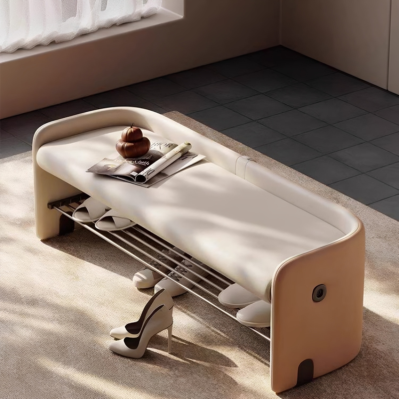 Lutuen Entry-Level Shoe-Changing Bench, Long Shoe Rack with Storage, Can Be Used as a Seat, Simple Modern Creative Storage Bench, Sofa Bench Lutuen Entry-Level Shoe-Changing Bench, Long Shoe Rack with Storage, Can Be Used as a Seat, Simple Modern Creative Storage Bench, Sofa Bench