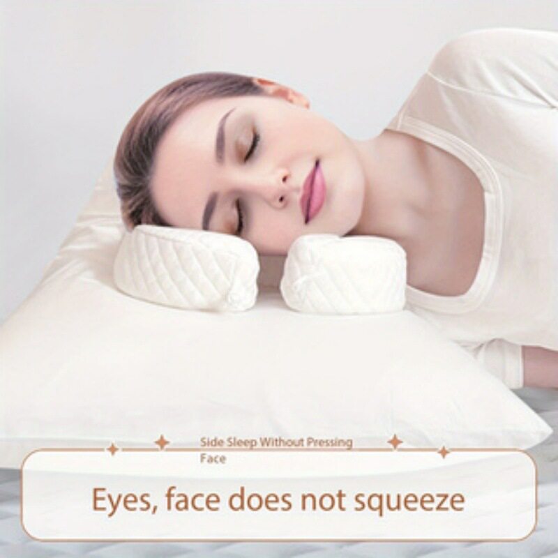 Seitenschläferkissen, Anti-Falten, Nackenschutz, Memory-Foam