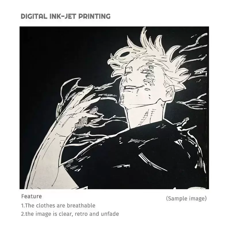 [Аниме J-Jujutsu K-Kaisen футболки Vintage washed CHOSO T-shirt]