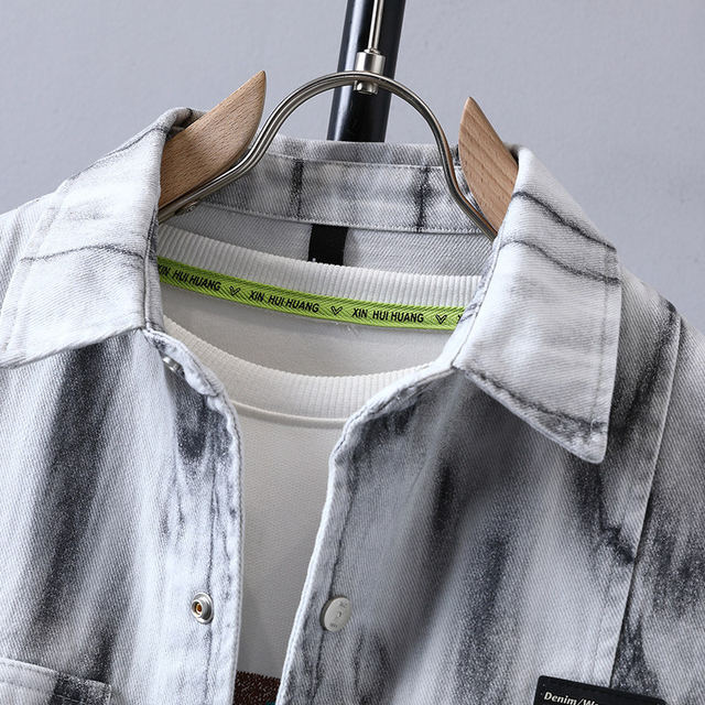 Woodpecker washed trendy brand workwear denim jacket men's spring and autumn 2026 new wear jacket autumn top