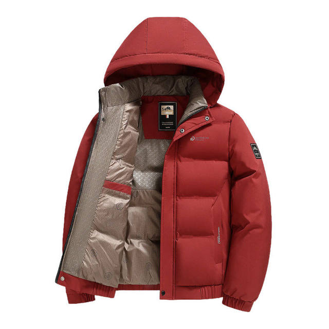 Woodpecker big brand middle-aged and elderly men's cotton-padded jackets 2025 new winter jackets thickened warm cotton-padded jackets casual jackets
