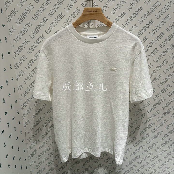 Th1979-98 French Crocodile Lacoste 2026 Spring and Summer New Men's Comfortable Casual Round Neck T-Shirt Th1979-98 French Crocodile Lacoste 2026 Spring and Summer New Men's Comfortable Casual Round Neck T-Shirt