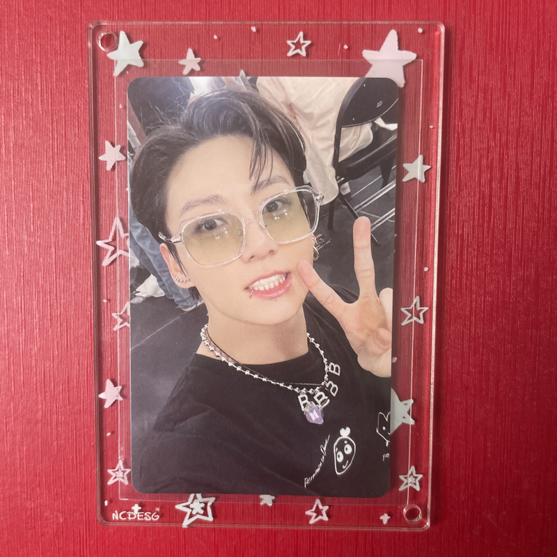 Tian Zhen Guo Ptd7 Solid Card Bts Bangtan Boys Glasses Fruit Pie Fruit