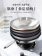 316 Stainless Steel Wok, Food-Grade, Thickened, Uncoated, Household Non-Stick Wok for Induction Cooker and Gas Stove, Flat-Bottomed Cooking Pot