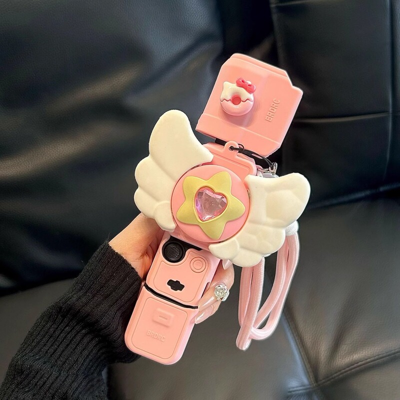 Suitable for Dji Pocket4P Protective Case Pocket3 Set with Lanyard, Heat Dissipation, Cute High-Grade Silicone Outer Cover Cloud Suitable for Dji Pocket4P Protective Case Pocket3 Set with Lanyard, Heat Dissipation, Cute High-Grade Silicone Outer Cover Cloud