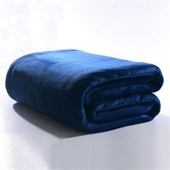 Coral fluff blanket sheets thin flannel casual blanket air conditioning blanket towels solid color flannel blanket