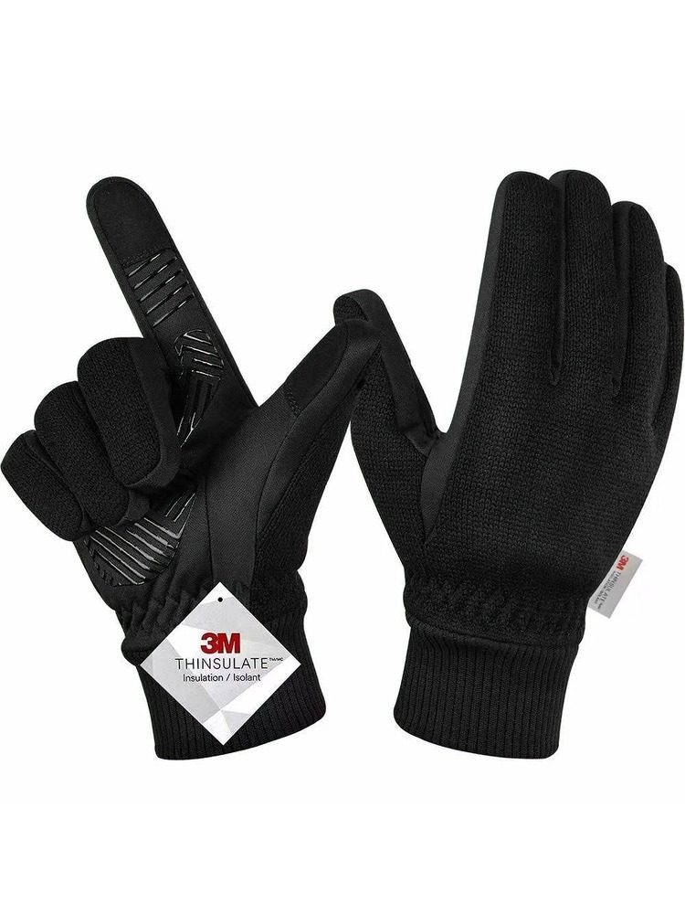 Moreok Men's and Women's Winter 3m Thinsulate -10 ℃ Warm Running, Self-Heating, Touch-Screen Cycling and Motorcycle Gloves