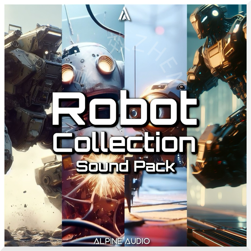 429 Robot Moving and Speaking Sound Effects Materials Alpine Audio Robot Collection