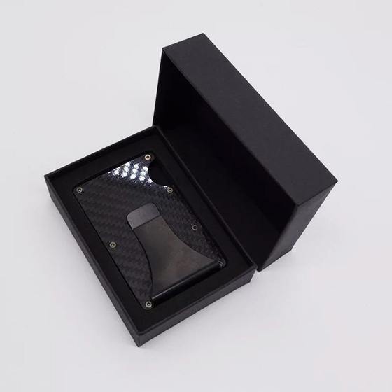 Fangyi 탄소 섬유 카드 클립 제조업체 탄소 섬유 조각 다기능 하드웨어 탄소 섬유 지갑 방지 RFID 키트