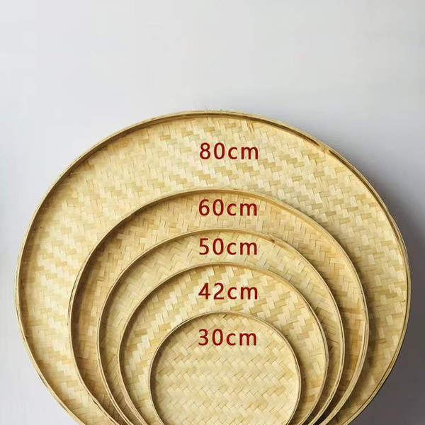 Bamboo Weaving Baskets and Sieves for Farming, Tea Drying, Household Use, and Kindergarten Painting