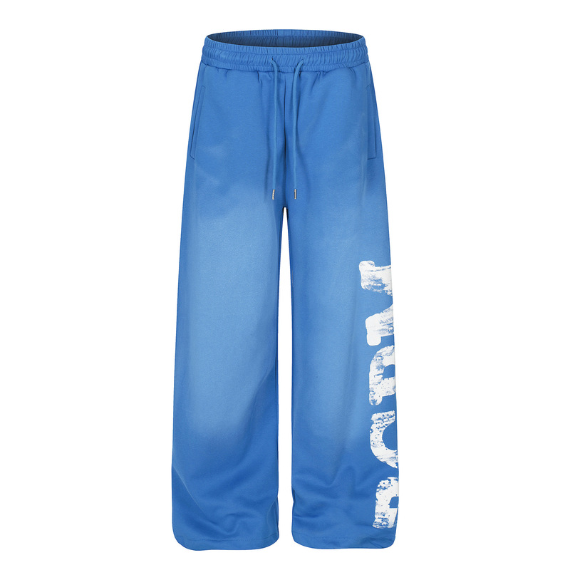 Large Printed Wide-Leg Sweatpants for Men and Women, Suitable for Sports, Fitness, Jogging, Straight-Cut, Plus-Size, Fashionable Casual Long Pants Large Printed Wide-Leg Sweatpants for Men and Women, Suitable for Sports, Fitness, Jogging, Straight-Cut, Plus-Size, Fashionable Casual Long Pants