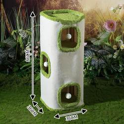 Tree Hole Cat Barrel Nest Cat Nest For Home Cat Climbing Frame Winter Heattech Integrated Multi-layer Semi-closed Multi-functional All Year Round