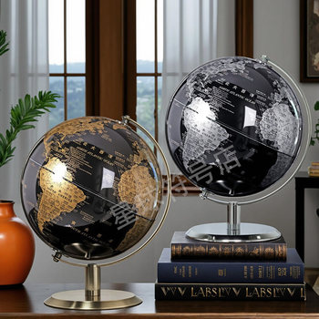 Light Luxury High-End Globe Modern Office Living Room Decoration Study Crafts Student Gifts Home Decorations