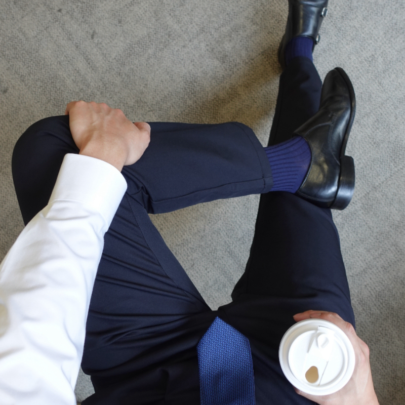 Qero【High Elasticity Thin Style】Mid-Length Summer Stretch Combed Cotton Socks Business Formal Socks 10A Antibacterial Qero【High Elasticity Thin Style】Mid-Length Summer Stretch Combed Cotton Socks Business Formal Socks 10A Antibacterial