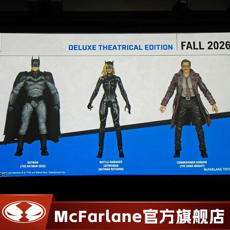 [Estimated Release in July] Mcfarlane's New Batman Catwoman Battle-Damaged Commissioner Gordon 1/10 Scale Figure