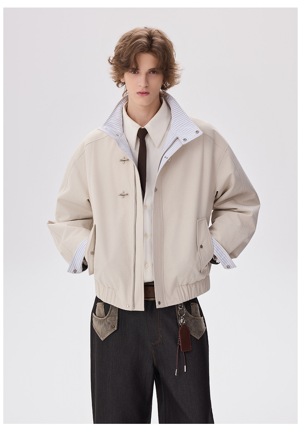 CHOR Khaki Buckle Down Jacket