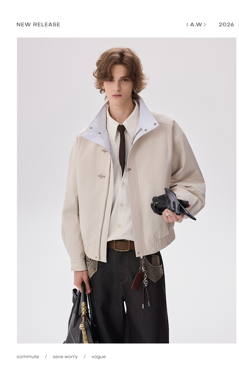 CHOR Khaki Buckle Down Jacket