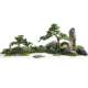 Artificial Welcoming Pine Tree, Large Fake Pine Tree, Bionic Green Plant for Landscaping, Window Display, Indoor and Outdoor Landscape Plant Decoration, Floor-Standing