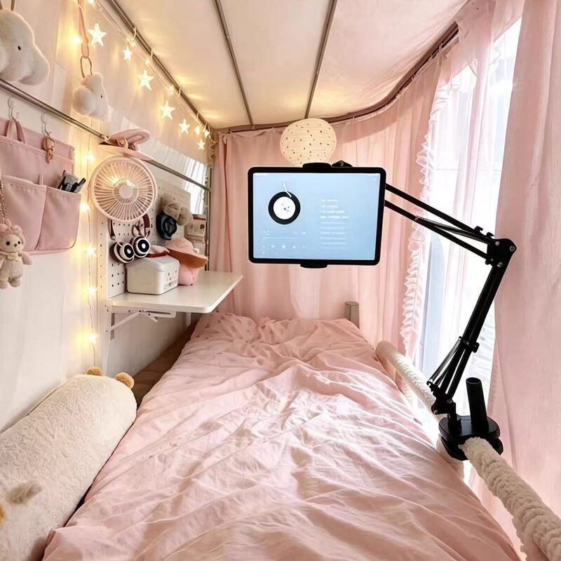 Dormitory Tablet and Phone Stand for Lying in Bed, Lazy Arm for College Students, Bedside Mechanical Arm, Desktop Base, Hanging Metal Bracket Dormitory Tablet and Phone Stand for Lying in Bed, Lazy Arm for College Students, Bedside Mechanical Arm, Desktop Base, Hanging Metal Bracket