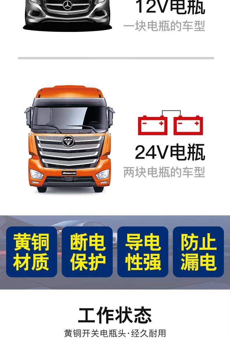 Car Battery Power Switch Protector, Anti-Leakage, Anti-Drainage, New Brass Vehicle Model