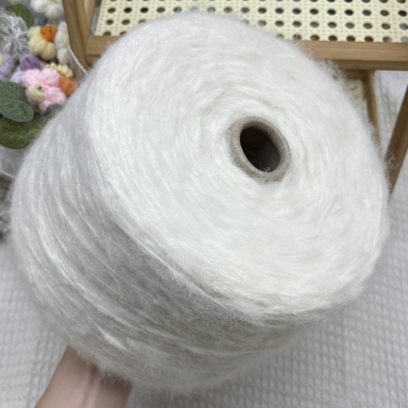Airy Alpaca Wool·Italian Original Tube Baby Alpaca Wool/Hand-Knitted Sweater Scarf