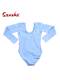 Sansha Children's Ballet Dance Costume for Girls, Long-Sleeve Leotard, Children's One-Piece Outfit, Girls' Exam Outfit