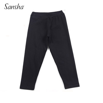 Sansha Dance Capri Pants Elastic Ballet Tights Yoga Practice Wear Sports Fitness Modern Basic Training Pants for Women
