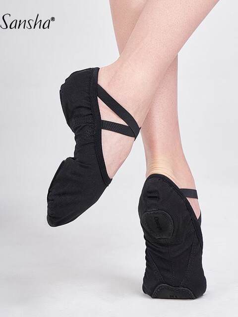 Sansha Dance Shoes for Boys, Soft-Soled Practice Shoes for Men, Body Training Shoes, Men's Cat Claw Shoes, Dance Ballet Shoes