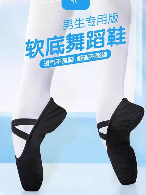 Sansha Dance Shoes for Boys, Soft-Soled Practice Shoes for Men, Body Training Shoes, Men's Cat Claw Shoes, Dance Ballet Shoes