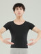 Sansha Sansha men's ballet clothing tops junior short-sleeved practice clothing art exam training gymnastics dance T-shirt