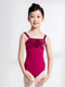 Sansha French Sansha Dance Costume for Children, Traditional Velvet Ballet Costume for Girls, Camisole-Style Leotard
