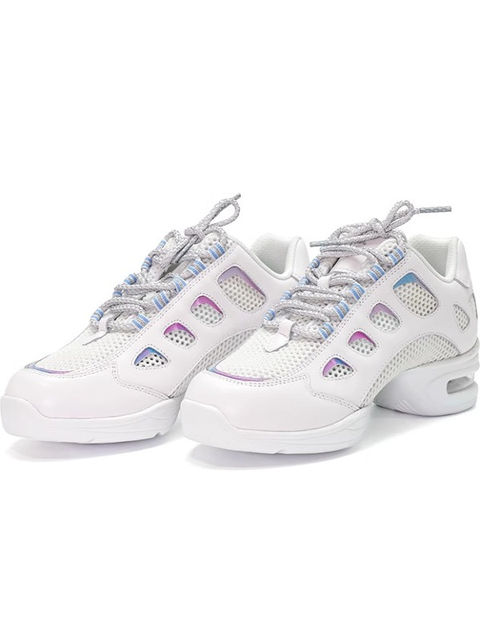 Sansha Modern Dance Shoes, Colorful and Fashionable Modern Jazz Breathable Soft-Soled Square Dance Shoes