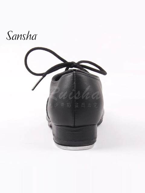 Sansha French Sansha children's genuine leather tap dance shoes for men and women, high-end lace-up dance shoes TA91
