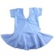 Sansha children's ballet dance clothes, training short-sleeved exercise clothes, one-piece chiffon skirt women's gymnastics clothes