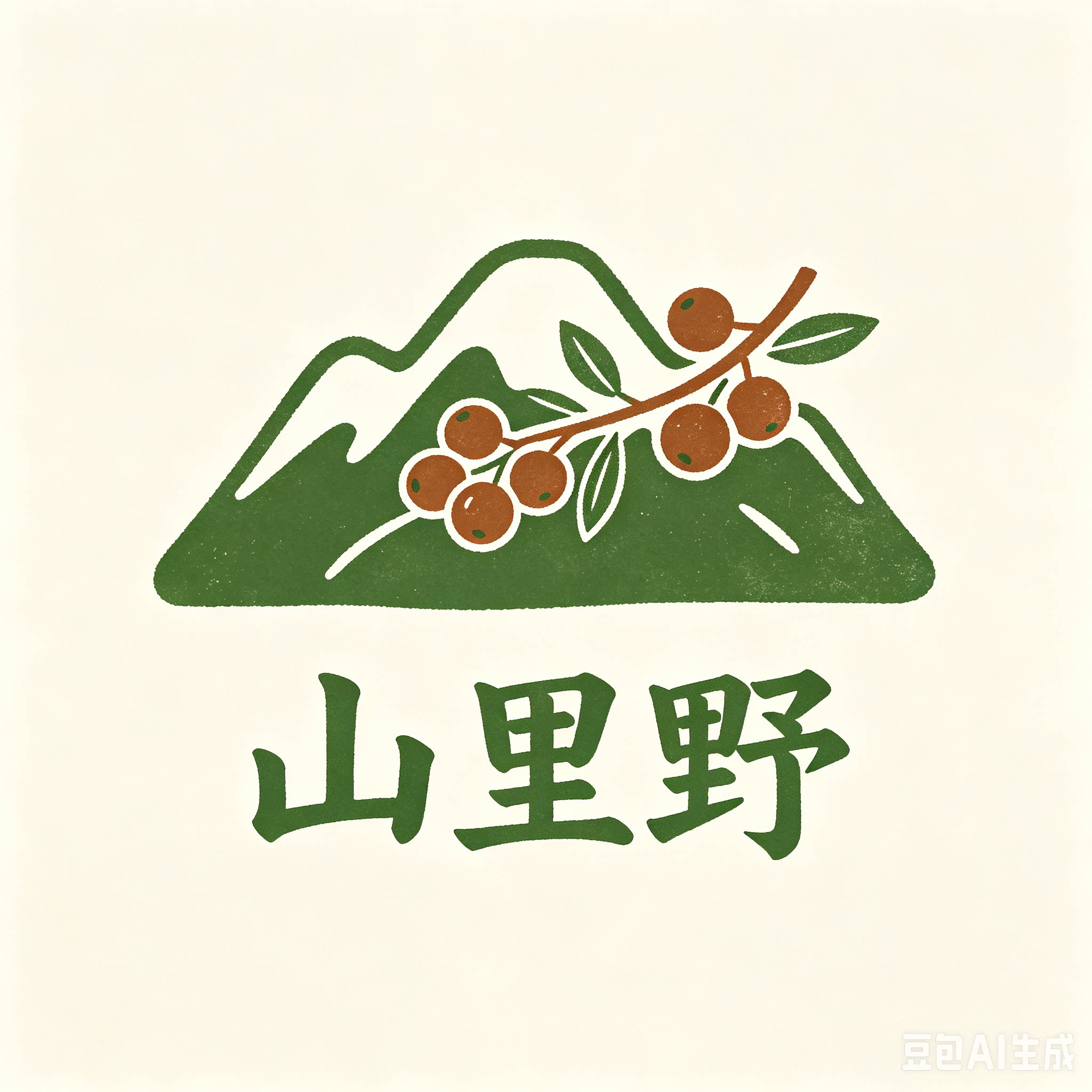 山里野农产品的LOGO