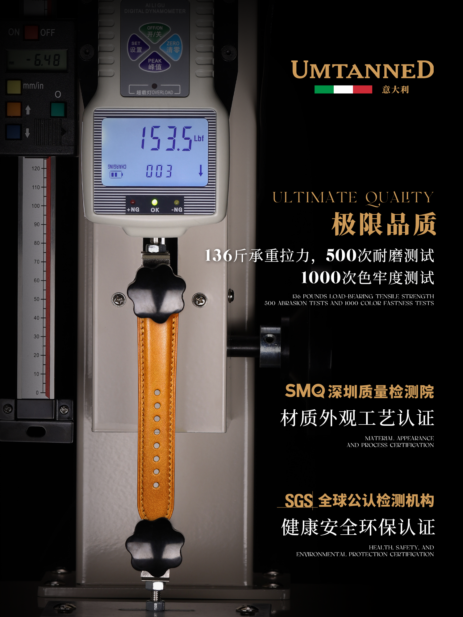 Italian Umtanned High-End Watch Strap for Men, Genuine Leather, Hand-Stitched, Suitable for Longines, Rolex, Omega, Iwc